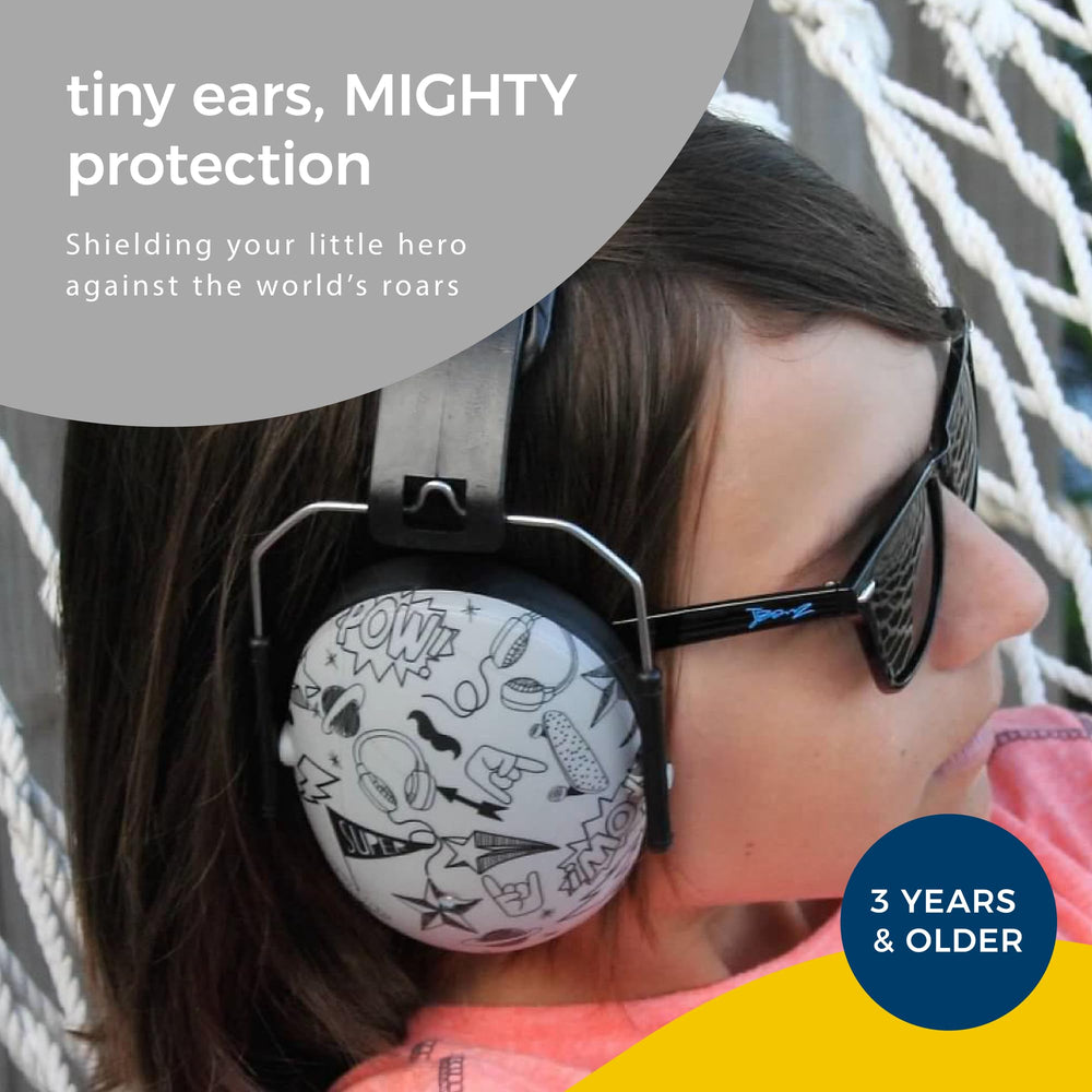 BANZ Kids Headphones folded compact for travel and quick storage