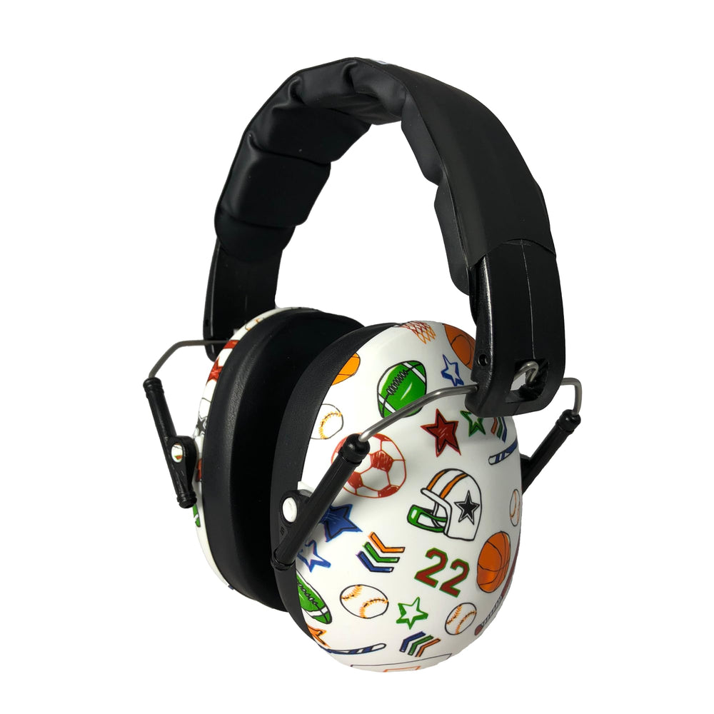 BANZ Kids Headphones folded for compact travel protection.