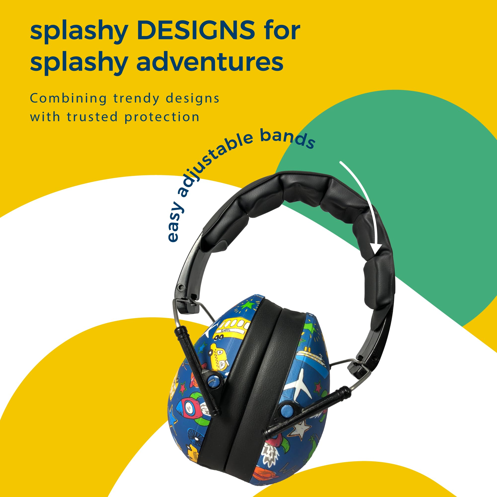 BANZ Kids Headphones leather-headband-cover for all-day wear