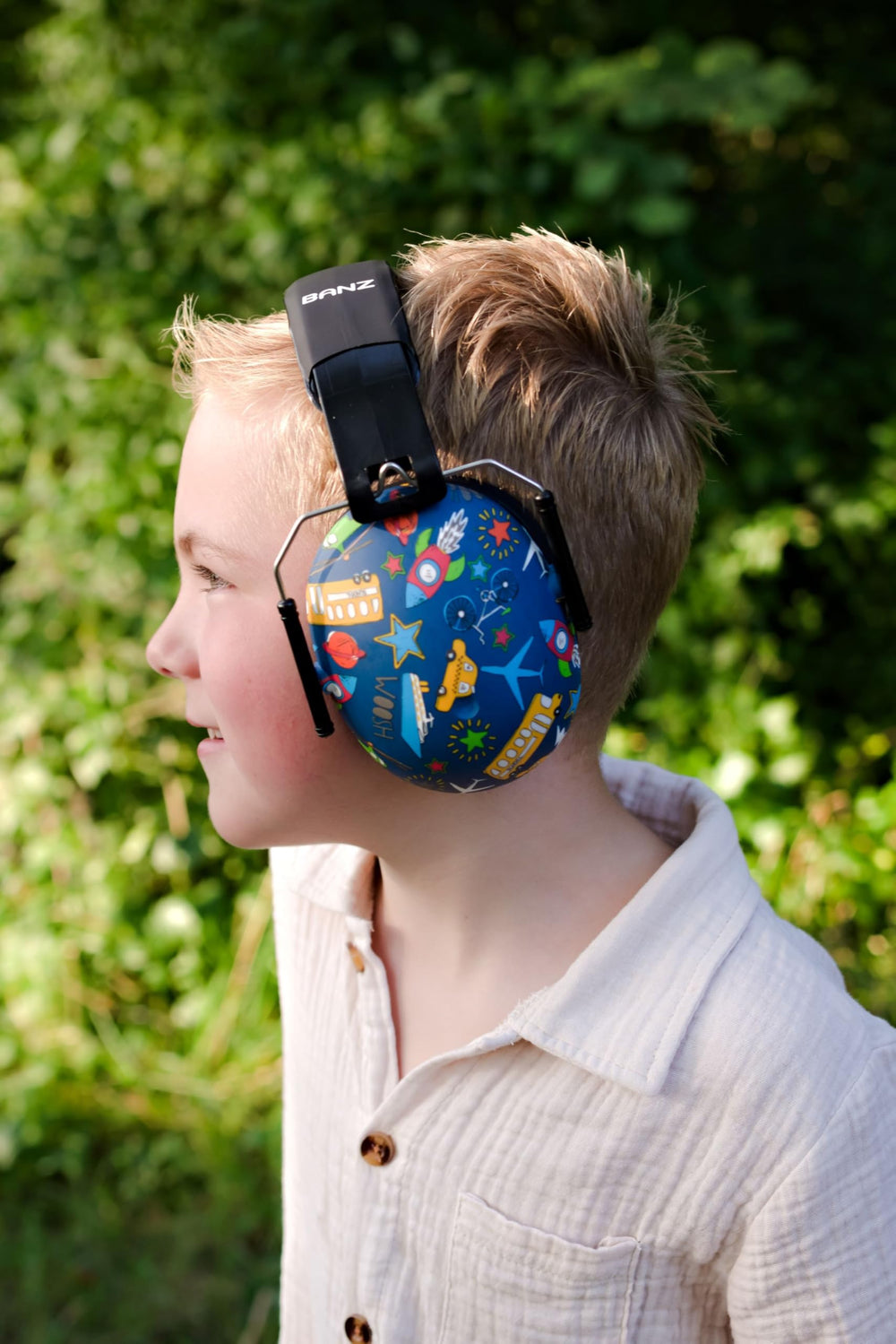 BANZ Kids Headphones worn-by-child-concert illustrating protection at live events