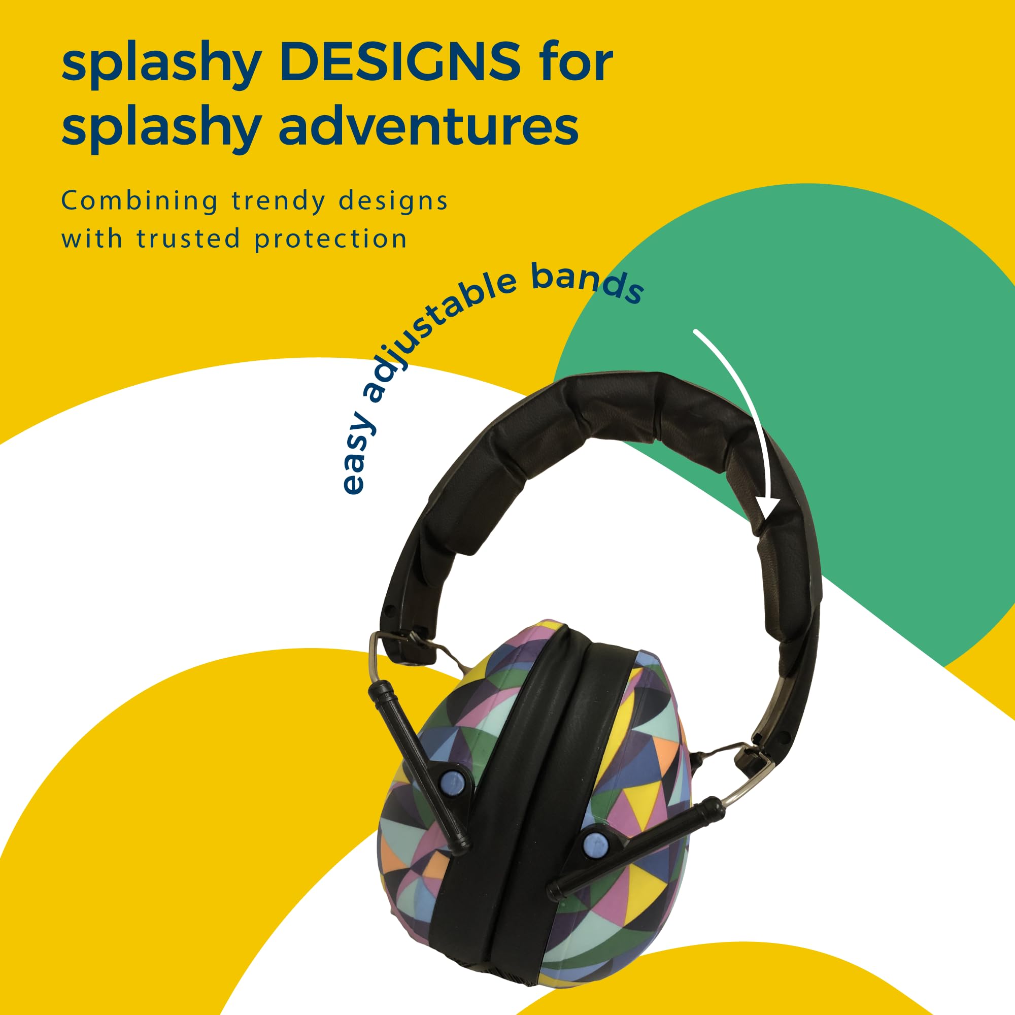 BANZ Kidz earmuffs folded for travel and portability