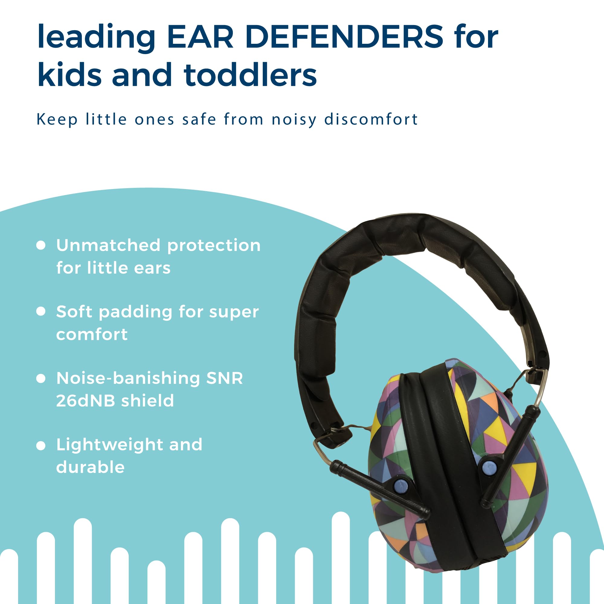 BANZ Kidz headband detail with leather-like cover for all-day comfort