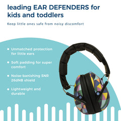 BANZ Kidz headband detail with leather-like cover for all-day comfort