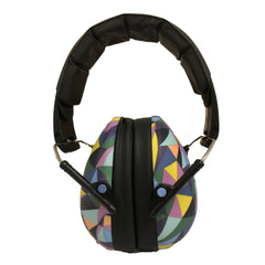 BANZ Kidz earmuffs worn by a child at a concert showing comfortable protection and ambient sound balance
