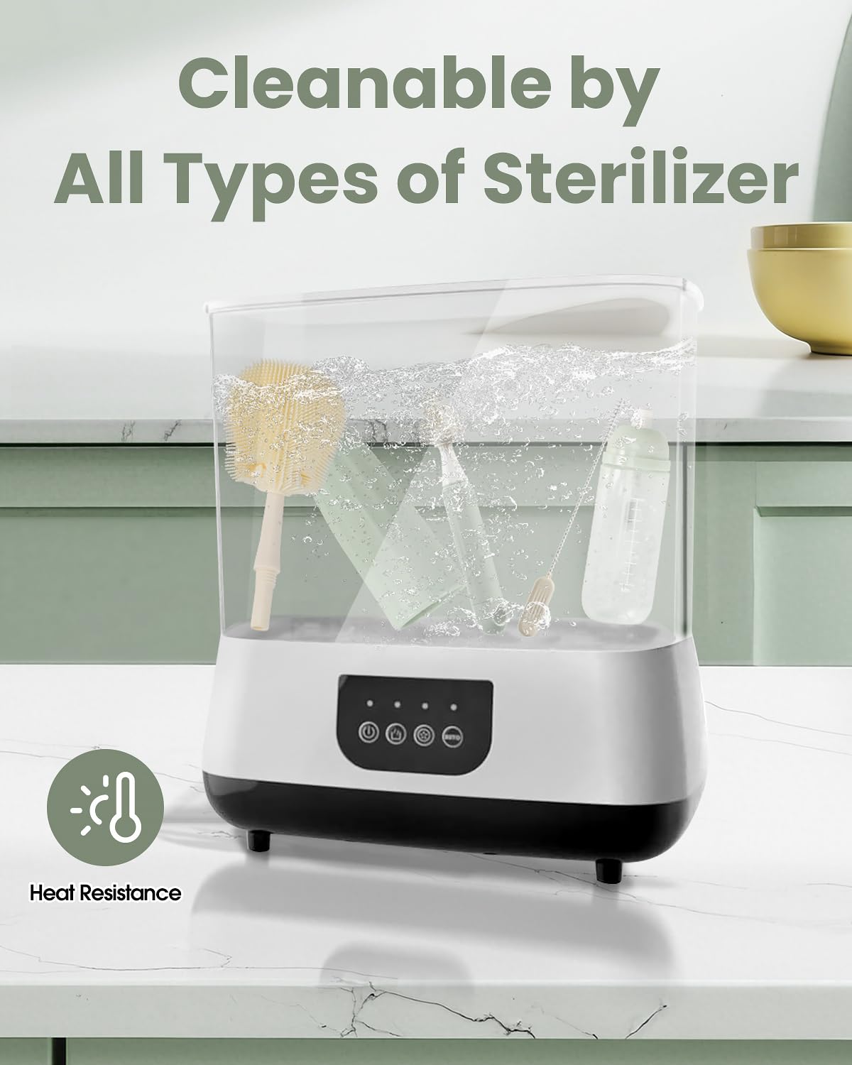 Baobrava drying rack speeds air-drying and keeps counters tidy.