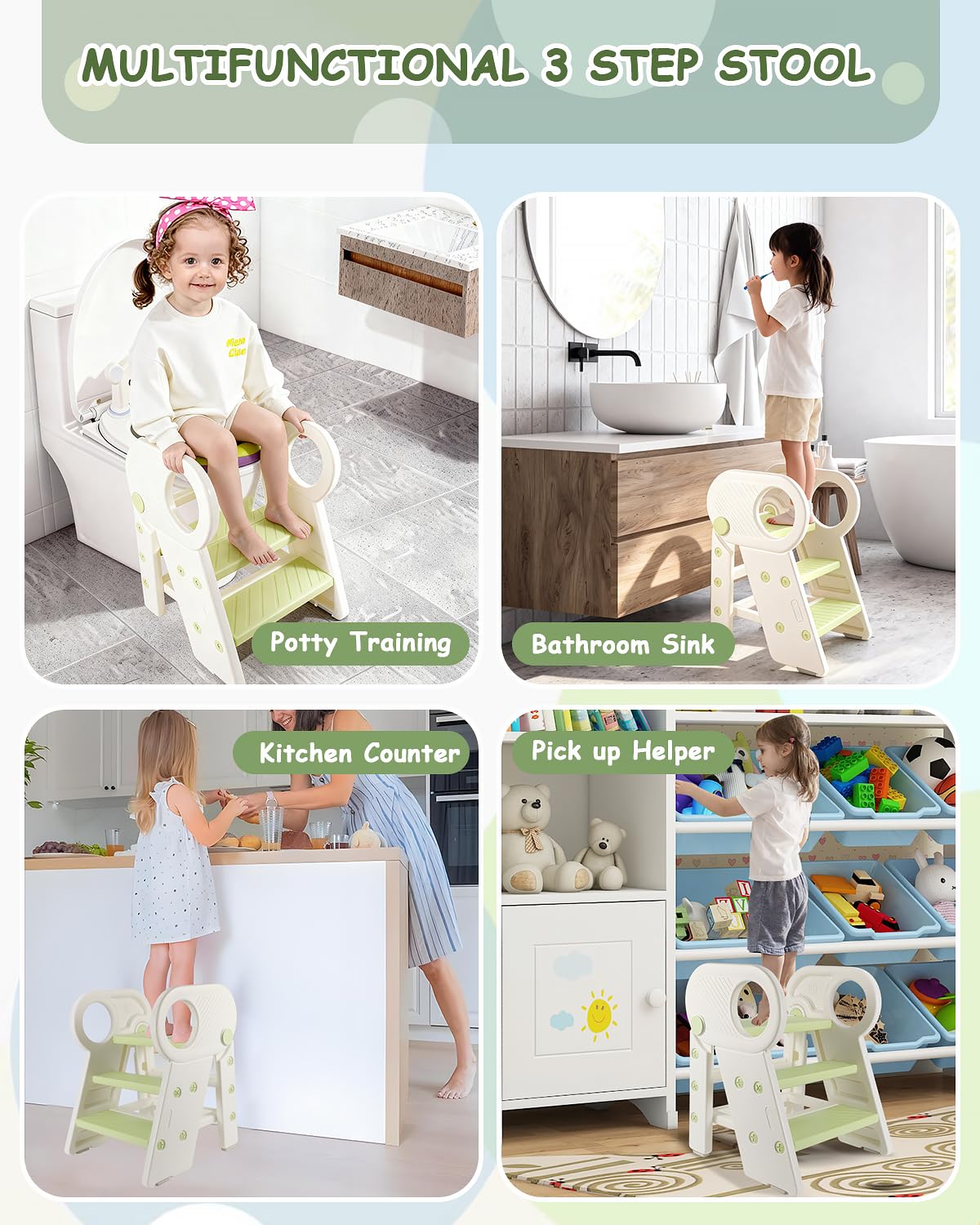 Baobrava kitchen and bathroom-friendly stool supports everyday routines around the home
