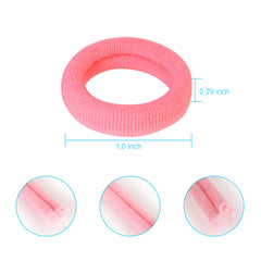 BAOLI seamless cotton hair ties highlight soft, no-damage fit for fine baby hair.