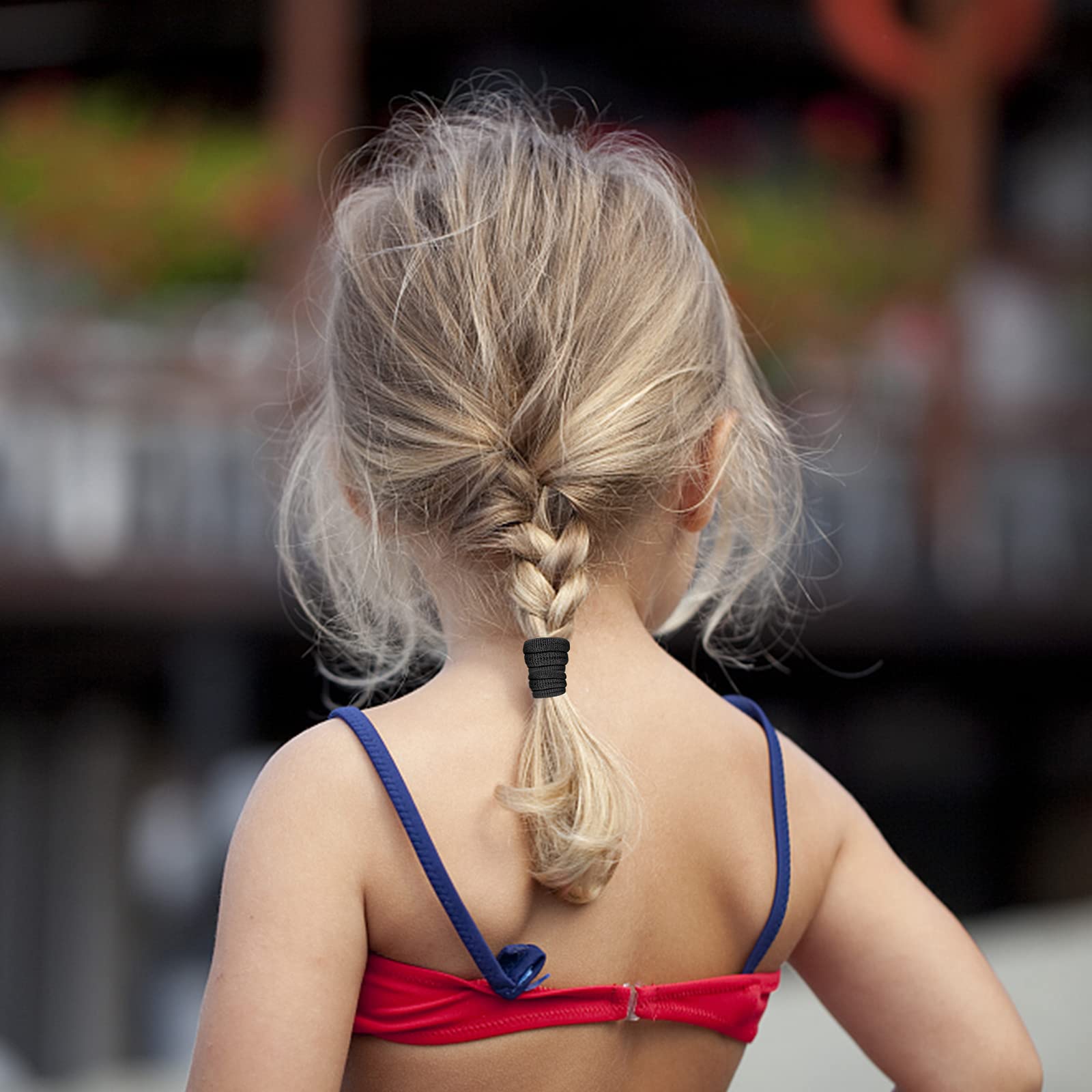 BAOLI soft-stretch elastics used for delicate hair styling