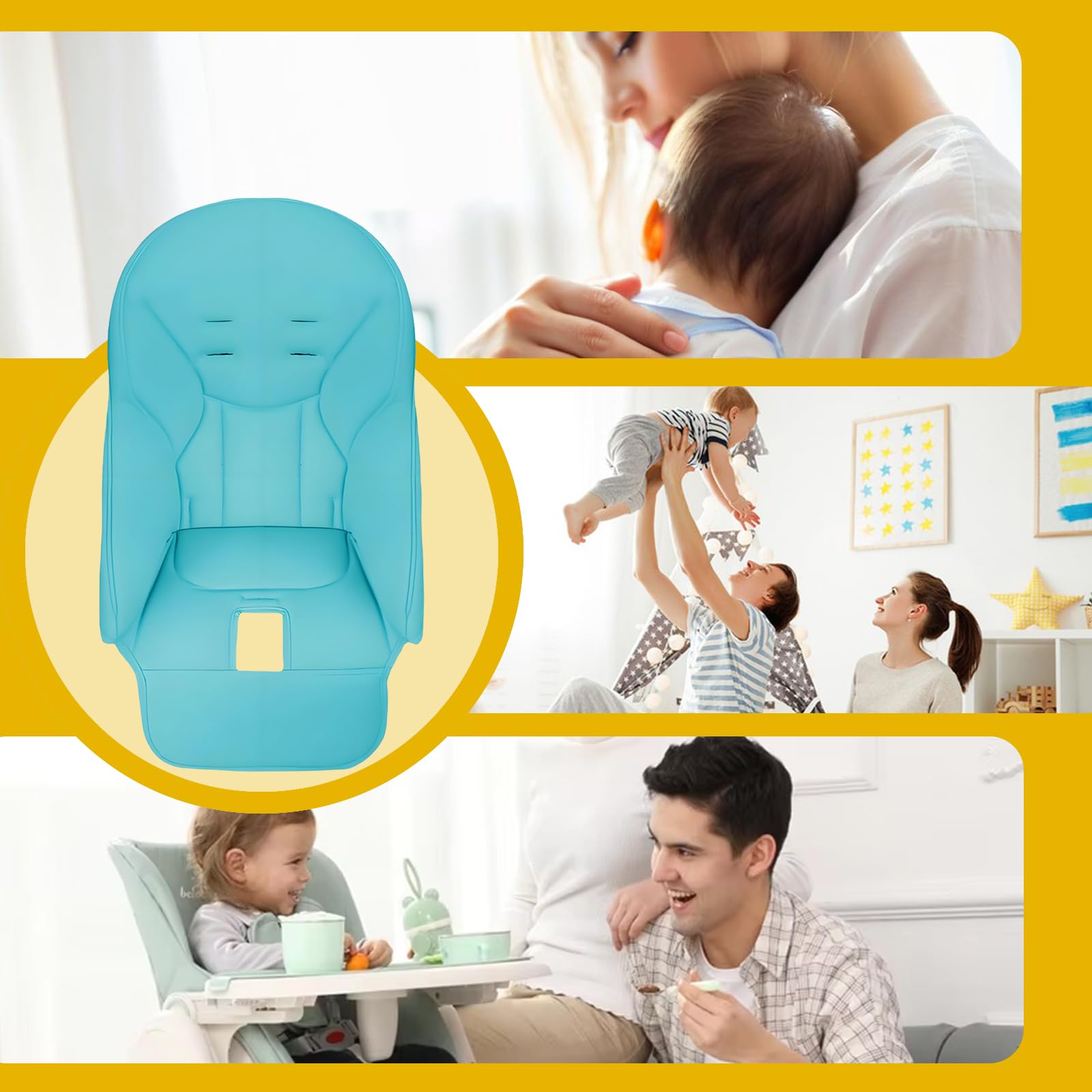 Baoneo high chair cover pink brings style and mess protection for family dinners.