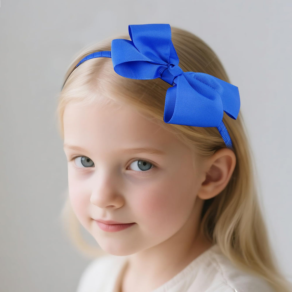 Baotongle Royal Blue basic hair ties deliver gentle hold for daily school routines
