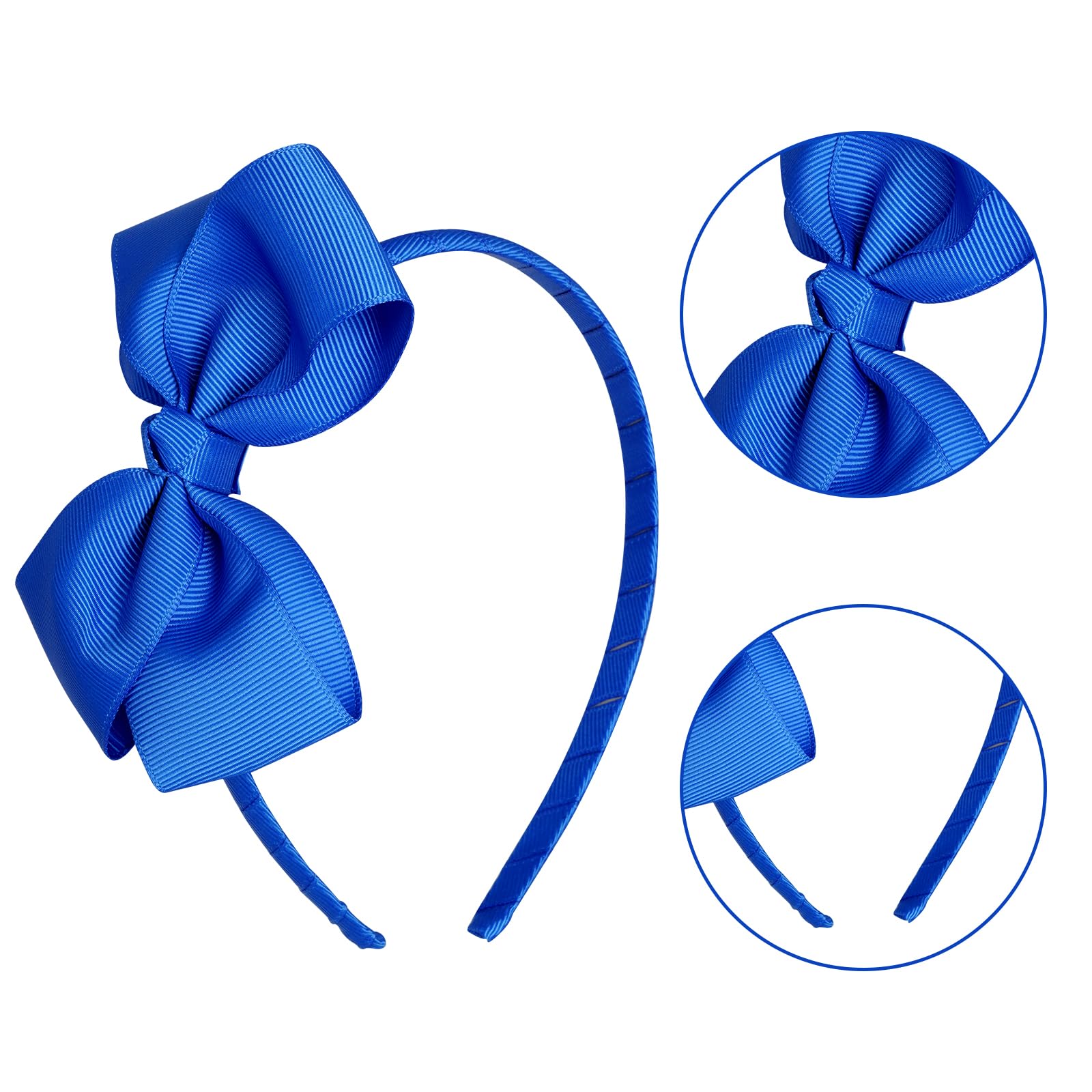 Baotongle Royal Blue metal hair clips provide sturdy grip for bangs and secure styling