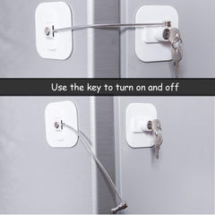 BAOWEIJD fridge lock keys close-up for reliable door locking