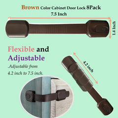 BAOWEIJD cabinet locks demonstrate easy strap adjustment for fast setup.