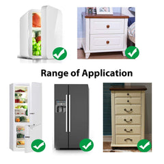 BAOWEIJD freezer lock enables safe storage with simple key turn.