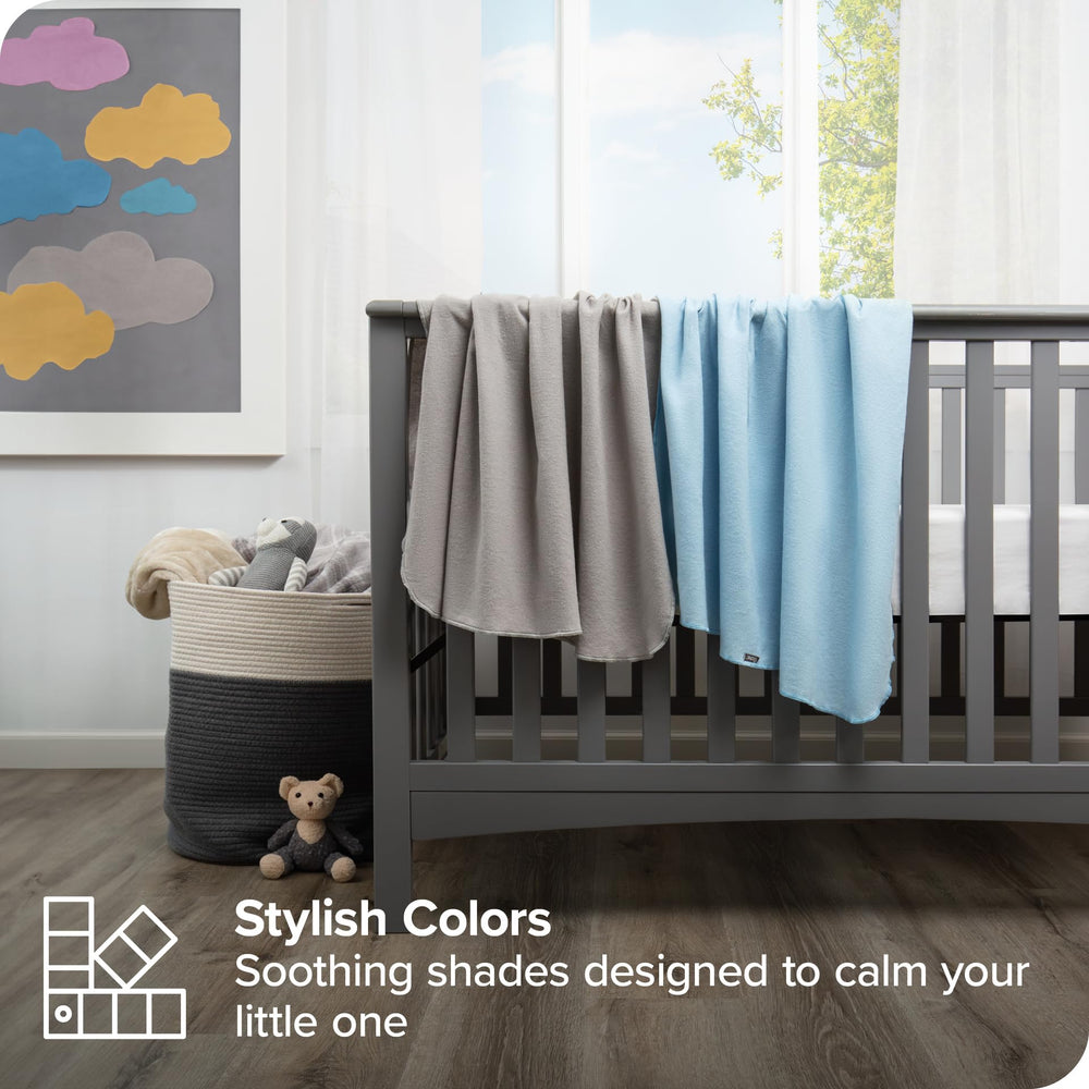 Bare Home closeup cotton flannel texture shows breathable softness for delicate skin.