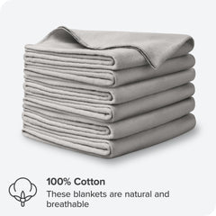 Bare Home flannel blanket nursery setup showcases six-pack warmth for the nursery