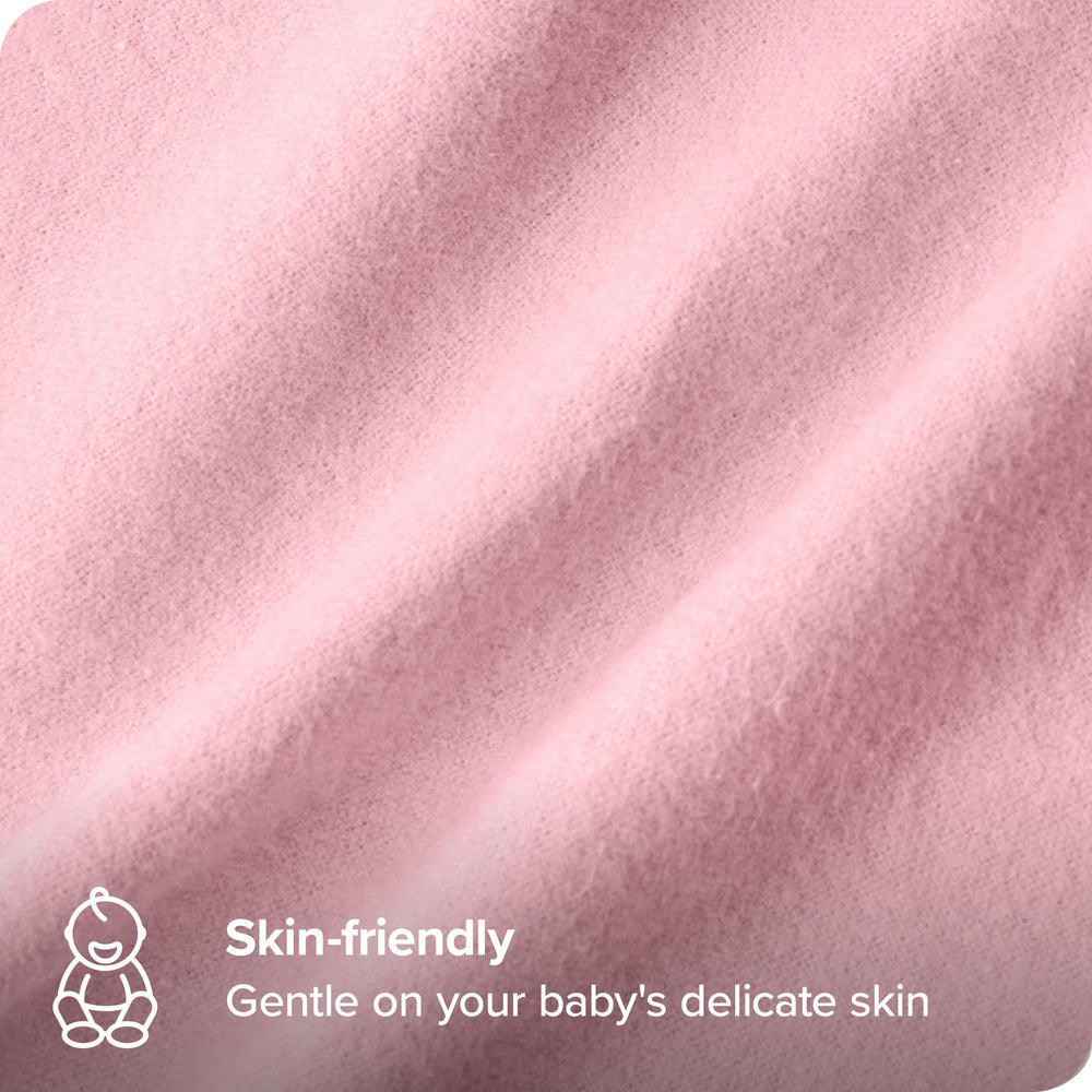 Bare Home flannel receiving blanket hypoallergenic fabric gentle on baby's skin