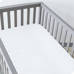 Bare Home crib sheets are machine washable for quick, easy cleanups.