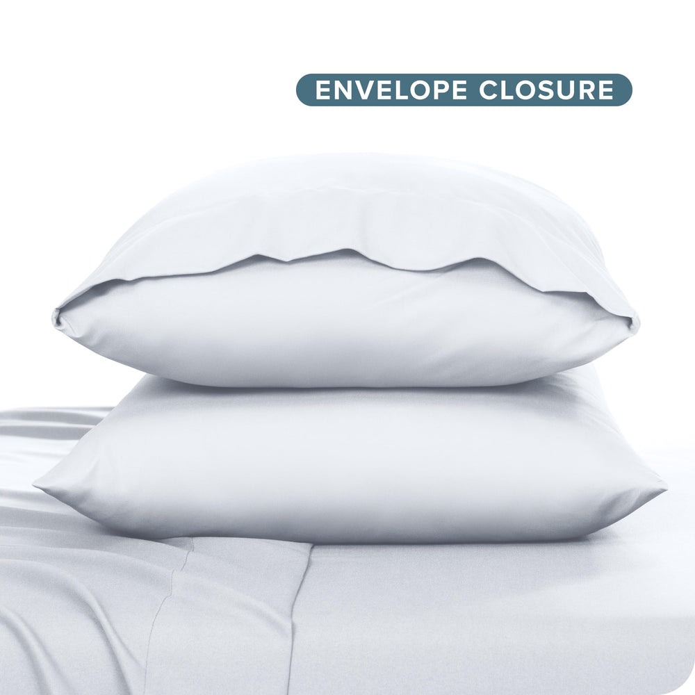 Bare Home pillowcase dimensions close-up confirms 13x18 toddler-size fit.