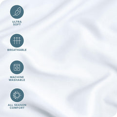 Bare Home care image demonstrates easy cold-wash care and gentle drying.