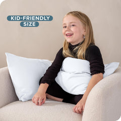 Bare Home two-pack display highlights coordinated toddler pillowcases for quick swaps.