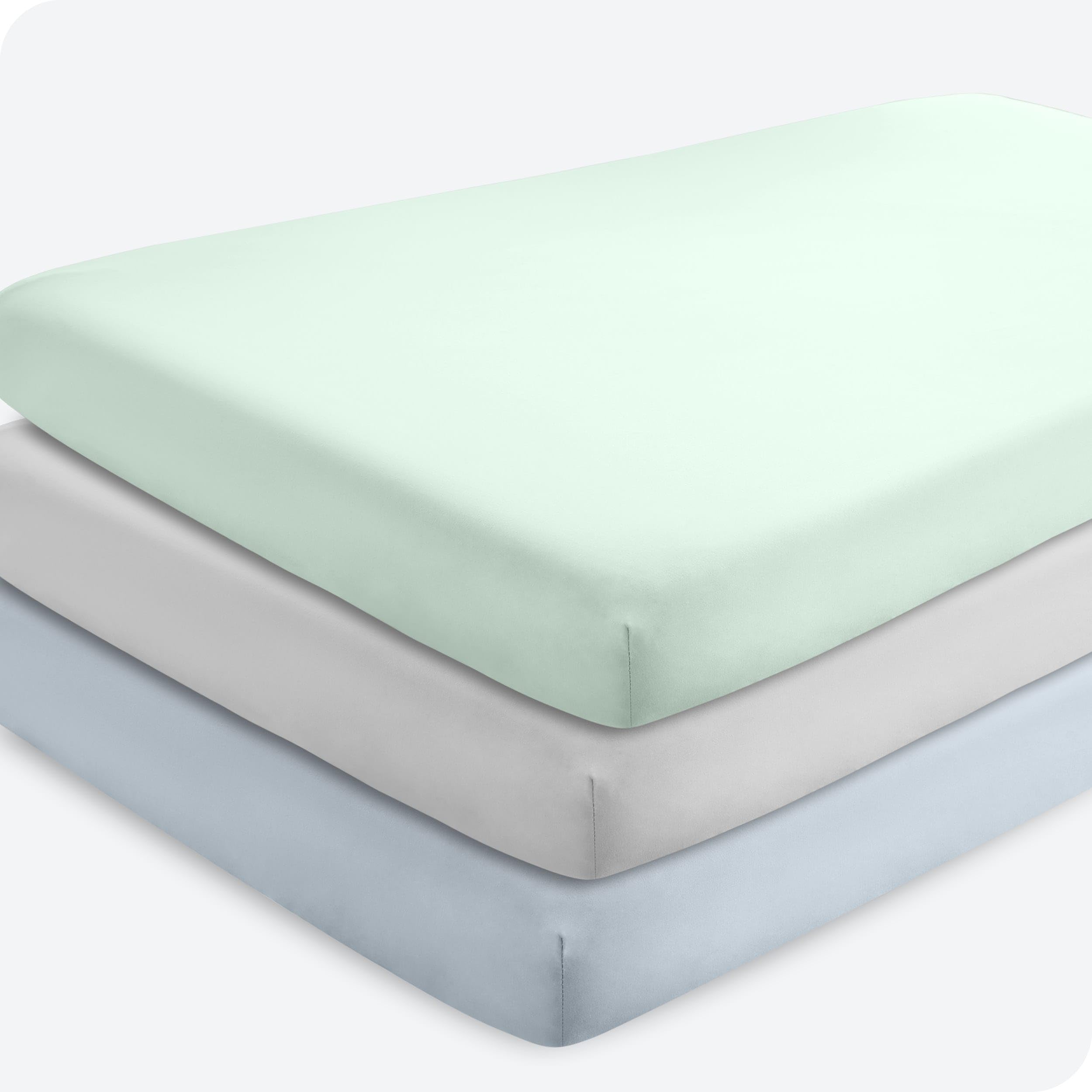 Bare Home morning sun white scene shows versatile baby bedding for boys and girls.
