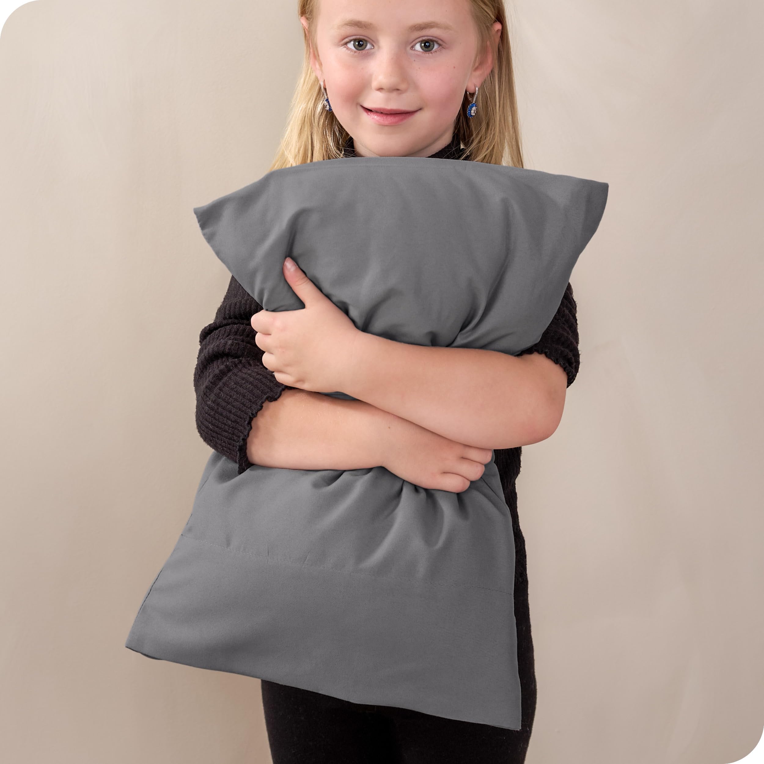 Bare Home OEKO-TEX certified pillowcase grey ensures safe fabric choice