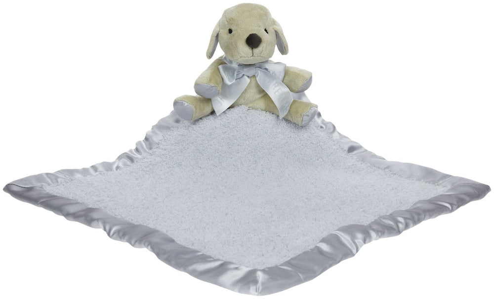 Barefoot Dreams CozyChic Buddie blue puppy—ultrasoft cuddle buddy for bedtime warmth