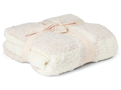 Barefoot Dreams CozyChic stroller blanket close-up texture stripe for comforting infant warmth