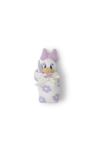 Barefoot Dreams CozyChic Daisy Duck Blanket Buddie with attached blanket for nap-time comfort