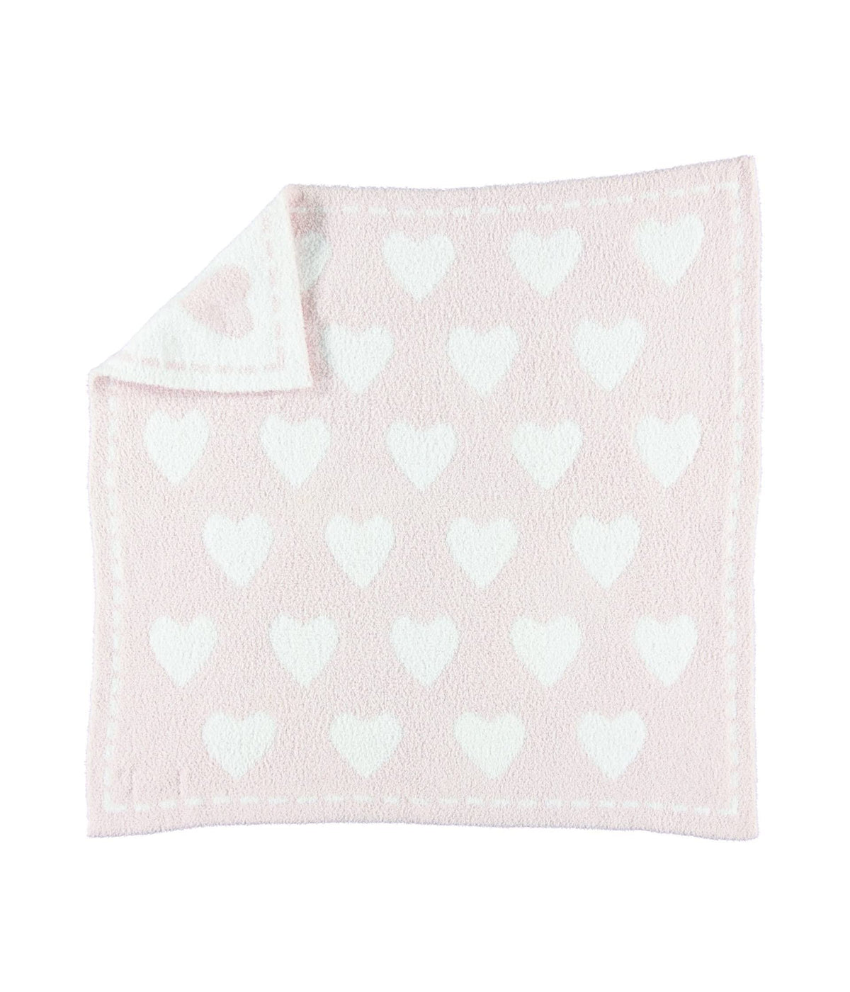 Barefoot Dreams CozyChic Dream Receiving Blanket in Aqua-stars pattern offers gentle warmth for baby bedtime.