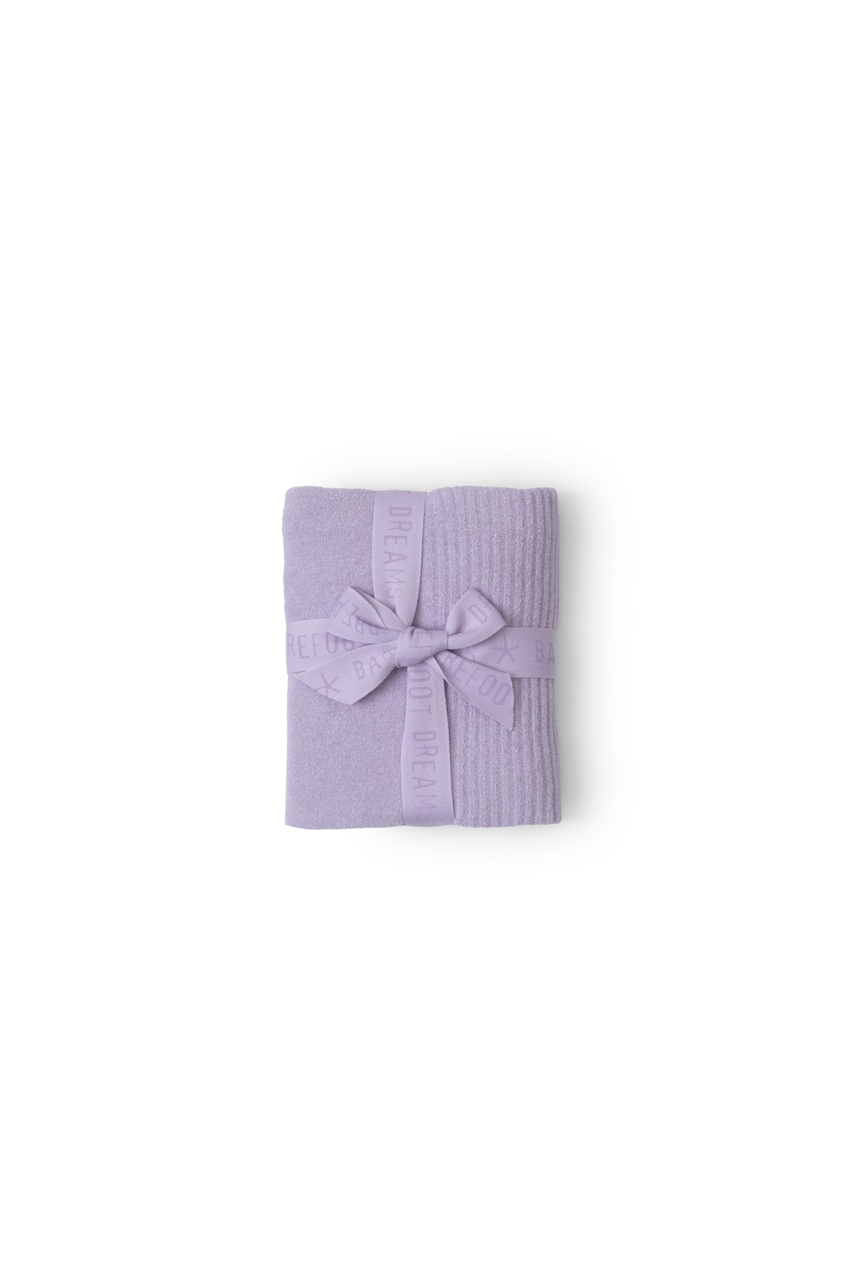 Barefoot Dreams CozyChic Ultra Lite Scallop Stroller Blanket close-up highlights soft fabric and decorative scallop border.