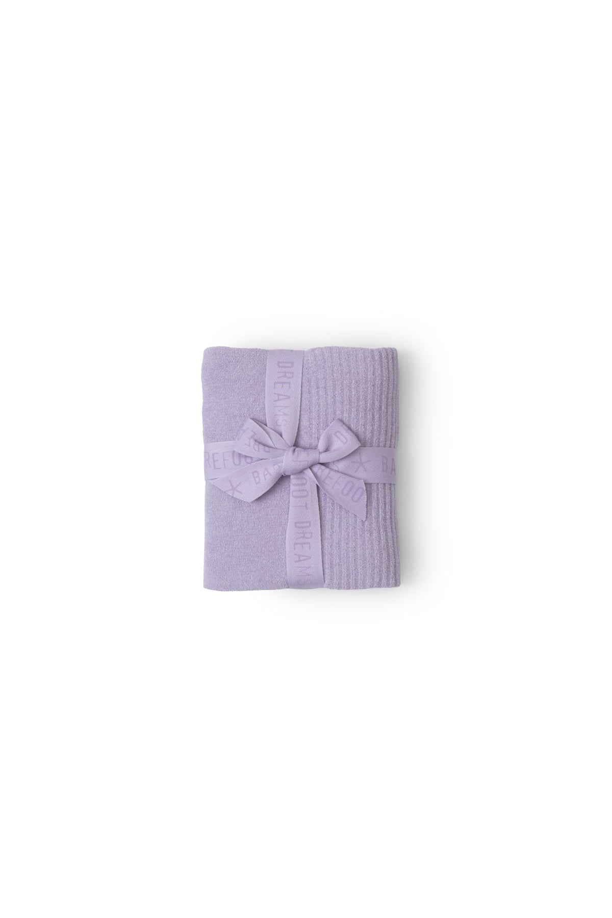 Barefoot Dreams CozyChic Ultra Lite Scallop Stroller Blanket close-up highlights soft fabric and decorative scallop border.