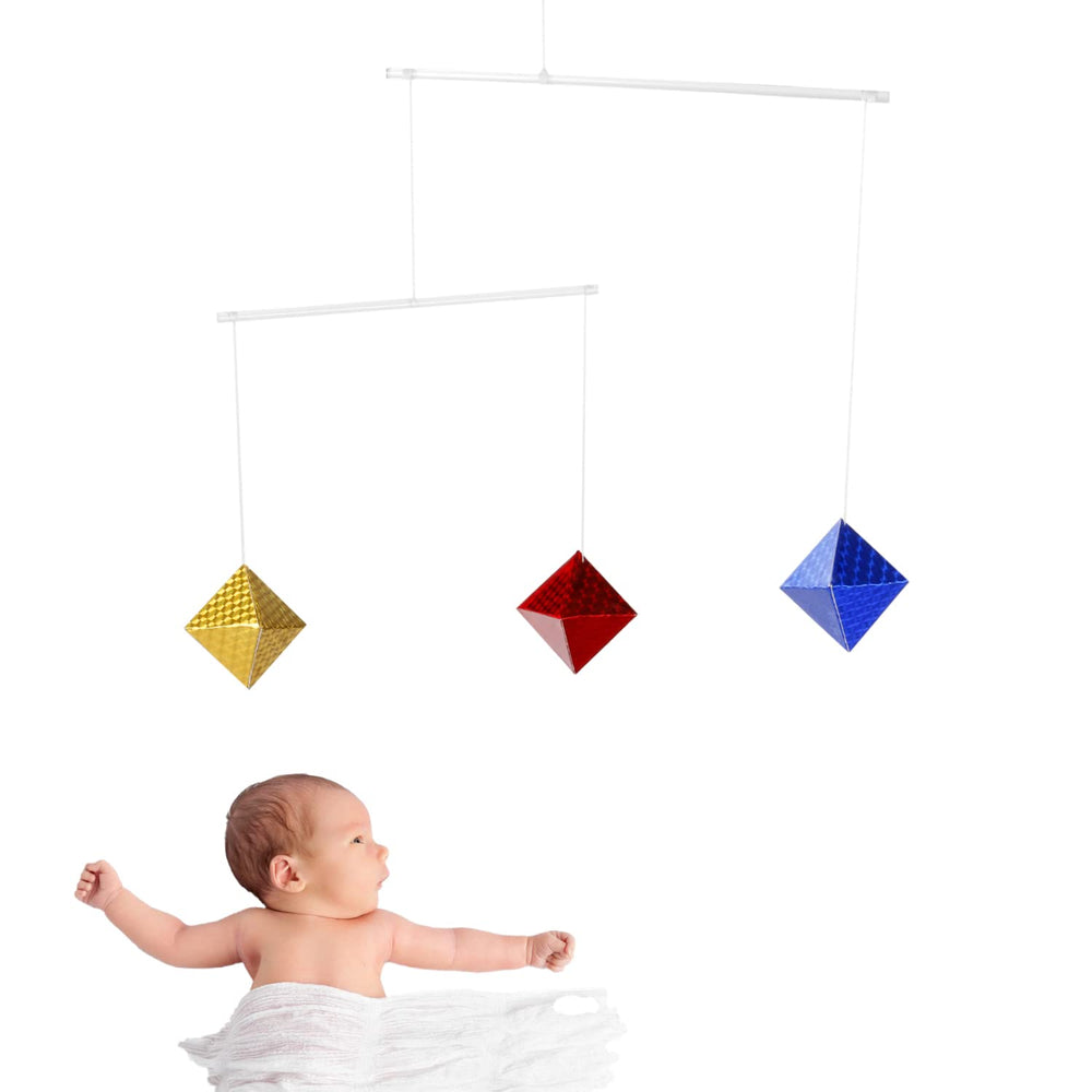 Barley Zone Hanging mobile; decorative focal points blend aesthetics with stimulation.