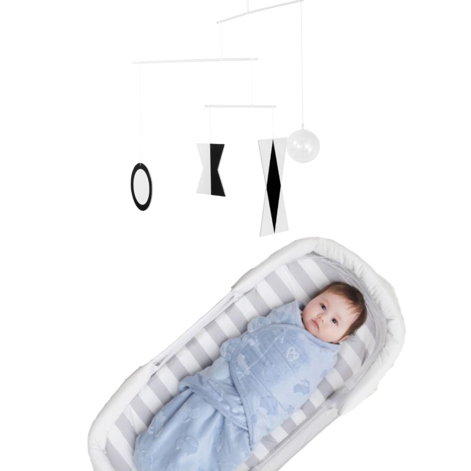 Barley Zone Mobile S-Hook; included hardware simplifies hanging from a crib arm.