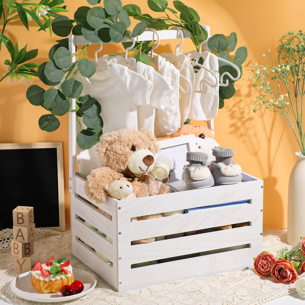 Barydat large baby shower basket assembled with space for toys