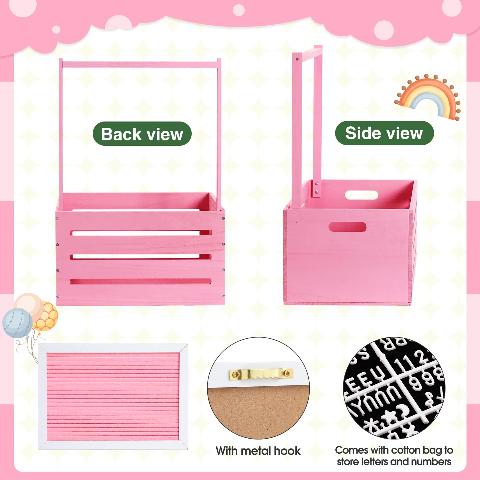 Barydat rose garland in pink decor for decorative texture.