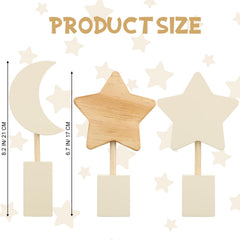 Barydat star nursery decor set creates playful bedtime accents