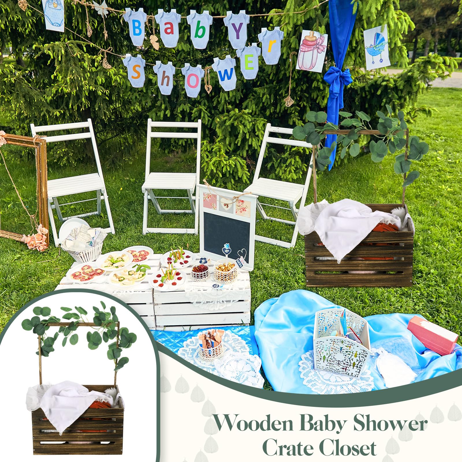 Barydat storage ideas with toys and diapers illustrate versatile gifting and practical display