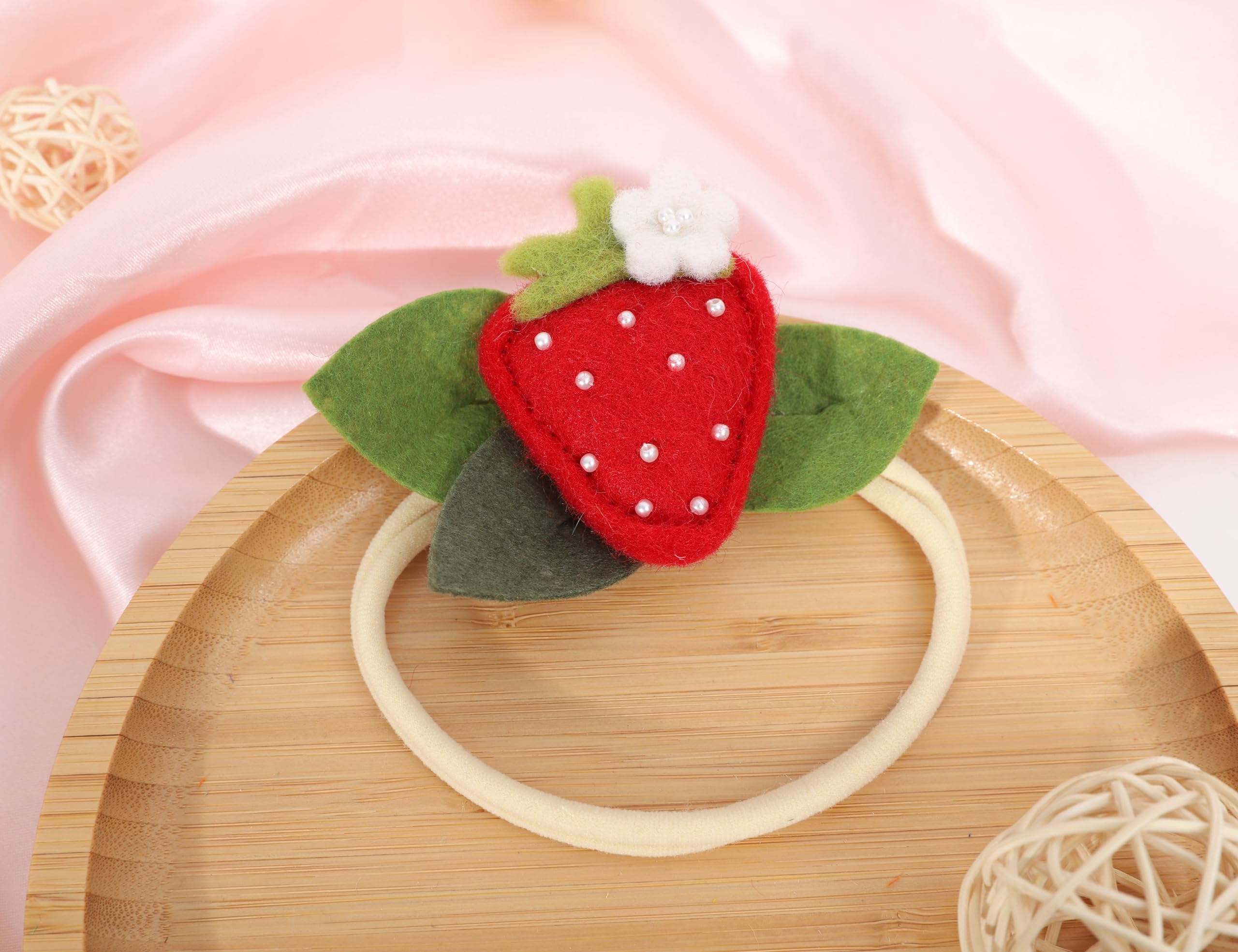 BASCT Strawberry Headband birthday-decor styling for first birthday photos and décor.