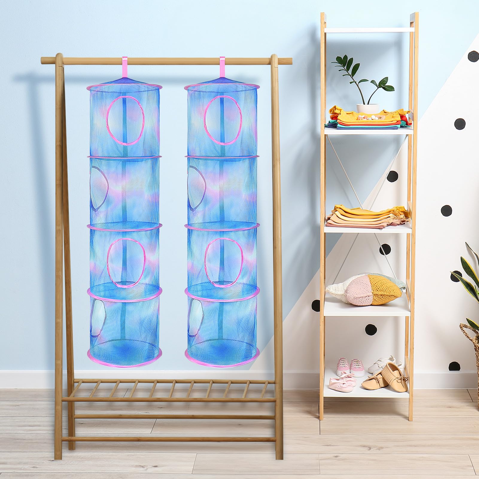 Basumee easy-fold collapsible design enables quick setup.