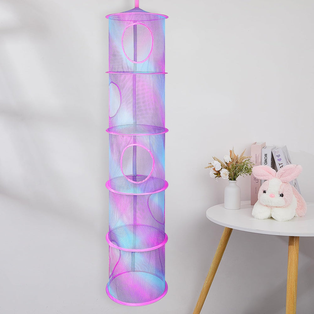 Basumee kids room decor and storage solution supports tidy play with color accents