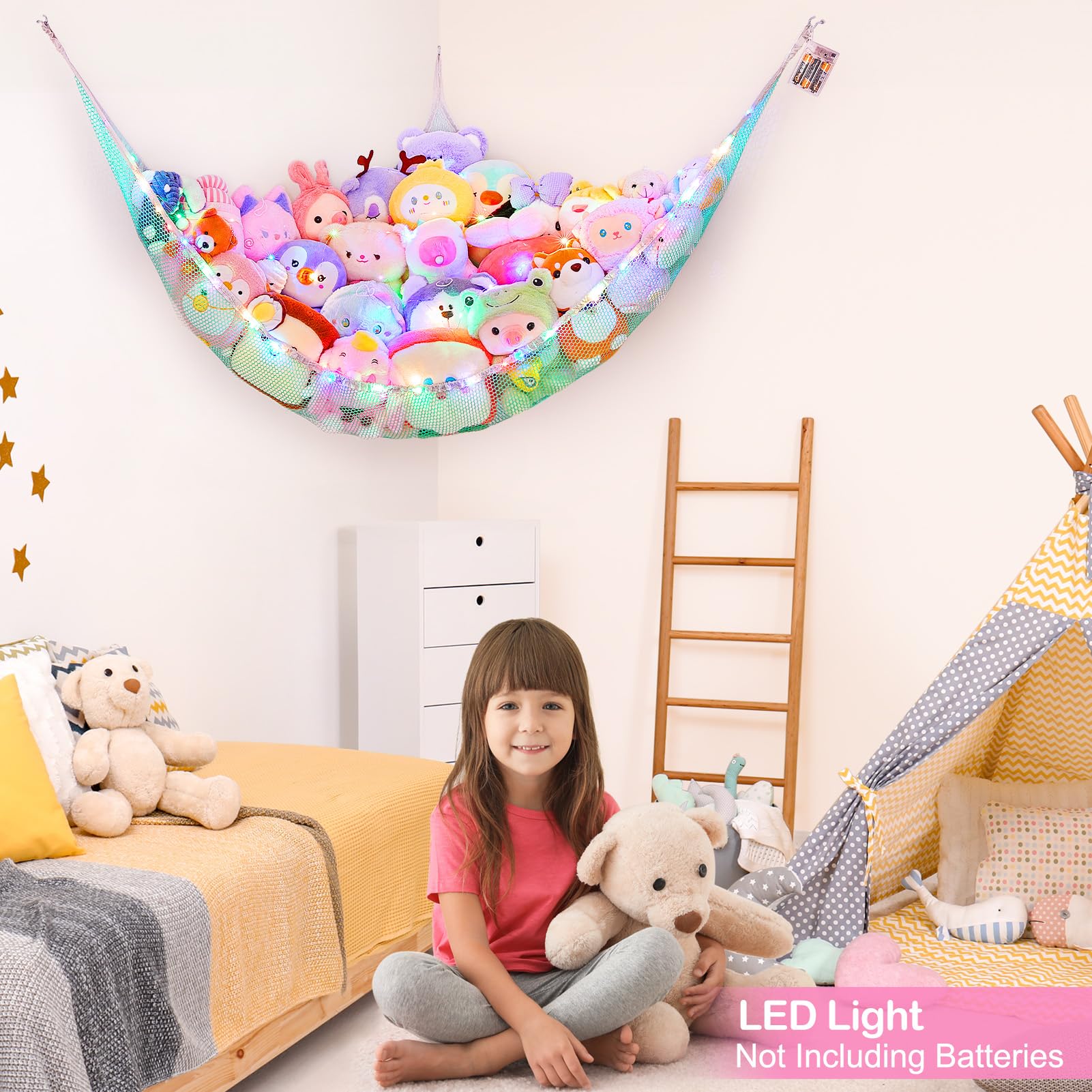 Basumee LED light strip shows around-hammock lighting options