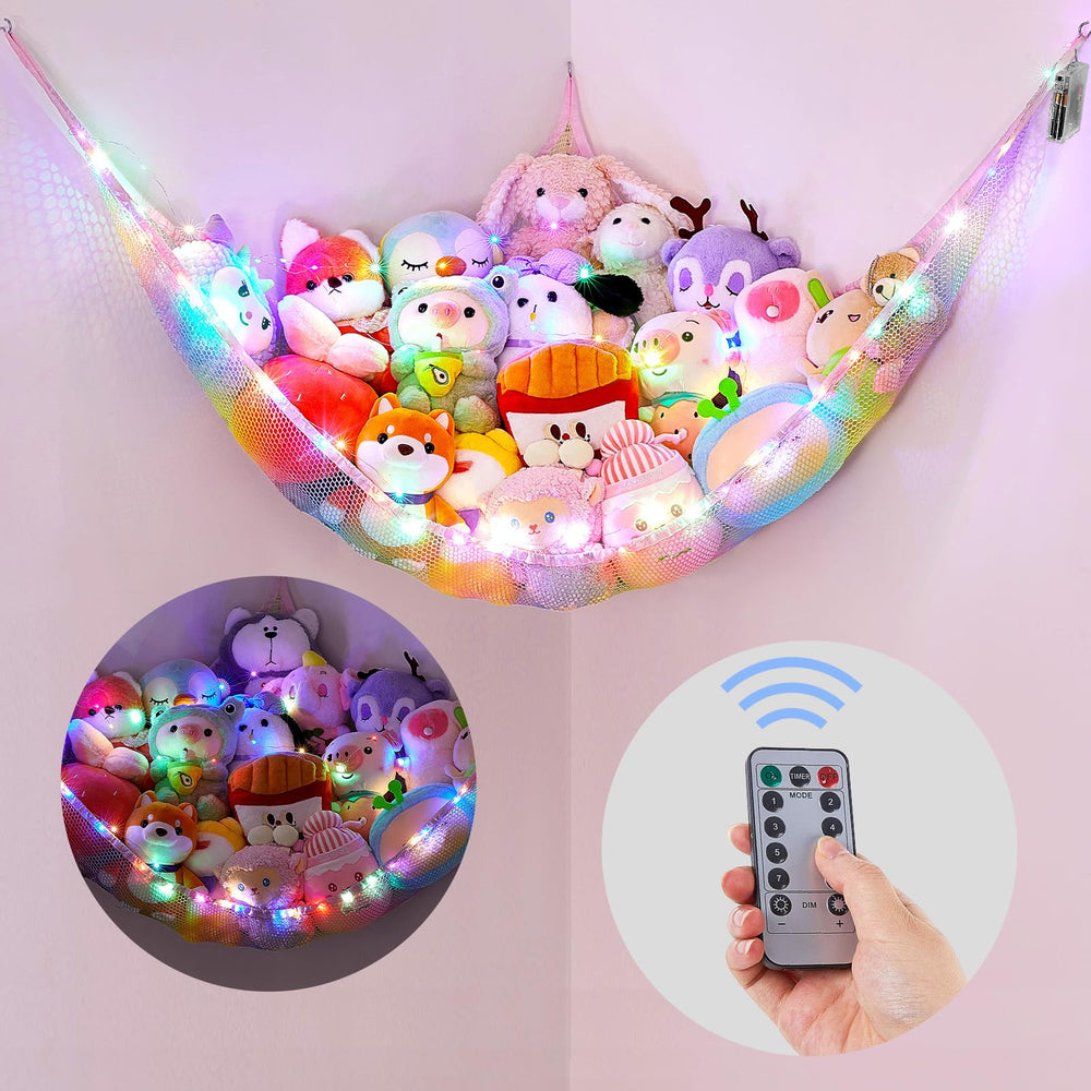 Basumee nursery organization solution enhances tidiness and toy accessibility.