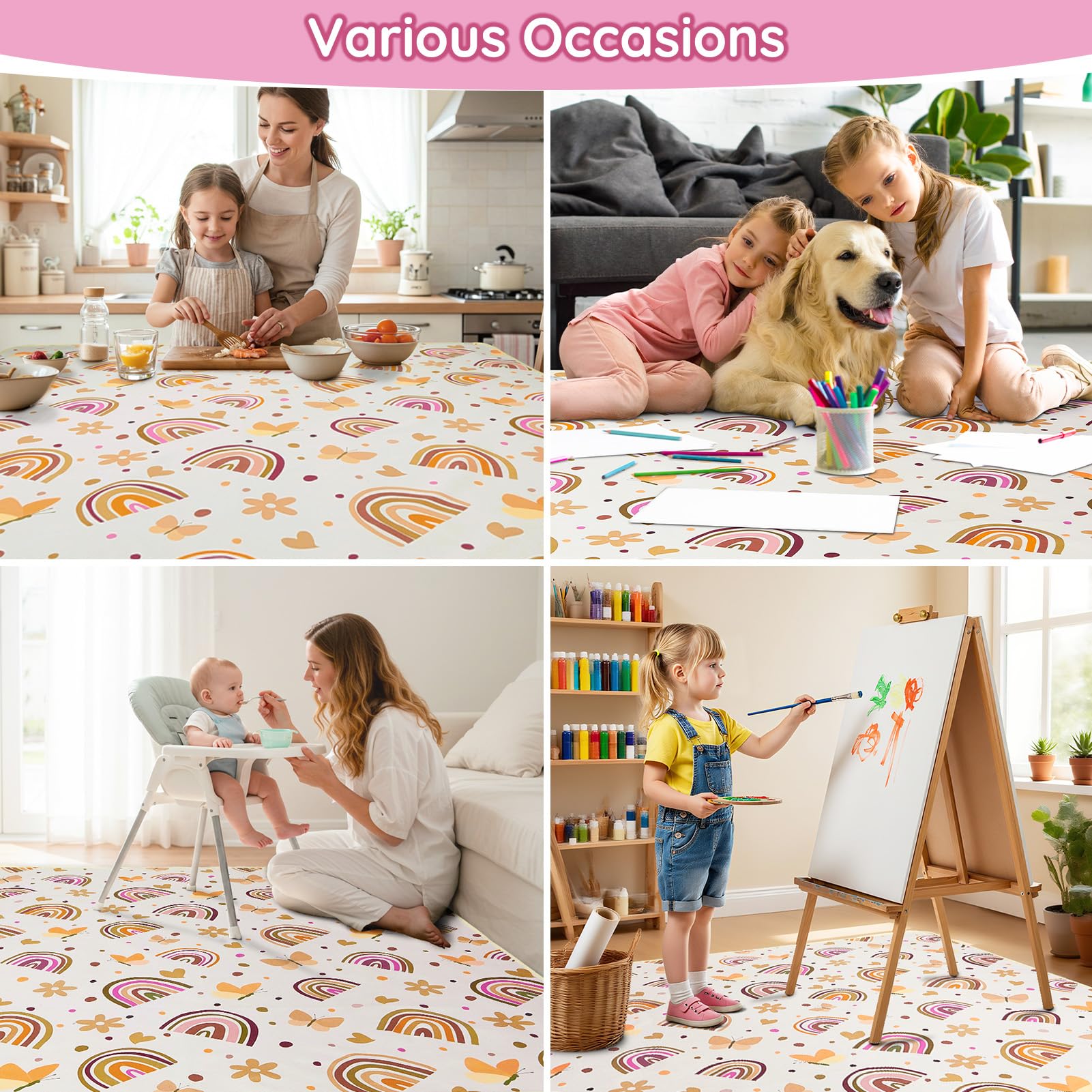 Basumee Splat Mat durable stitching for long-lasting use