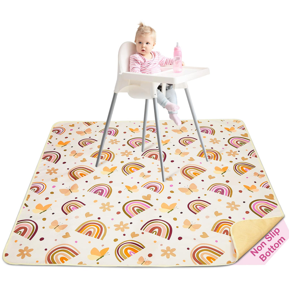 Basumee Splat Mat features sturdy stitching for long-term durability.