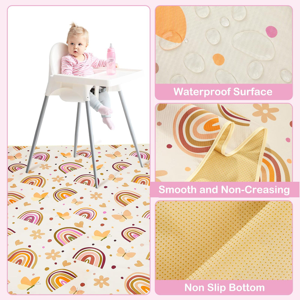 Basumee Splat Mat folds for easy travel and outdoor use.