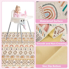 Basumee Splat Mat folded for travel and easy packing.