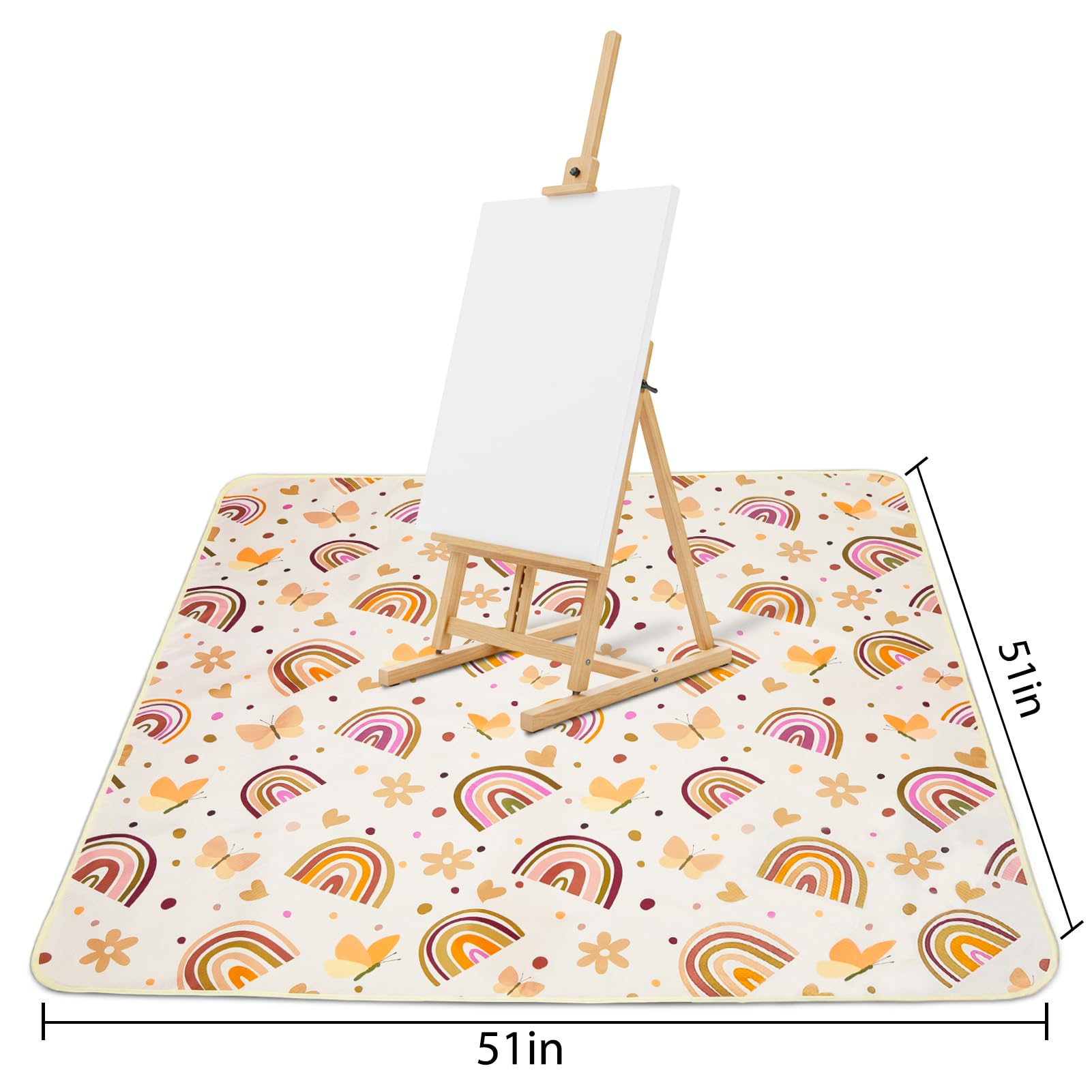 Basumee Splat Mat multi-use for play, painting, or picnics