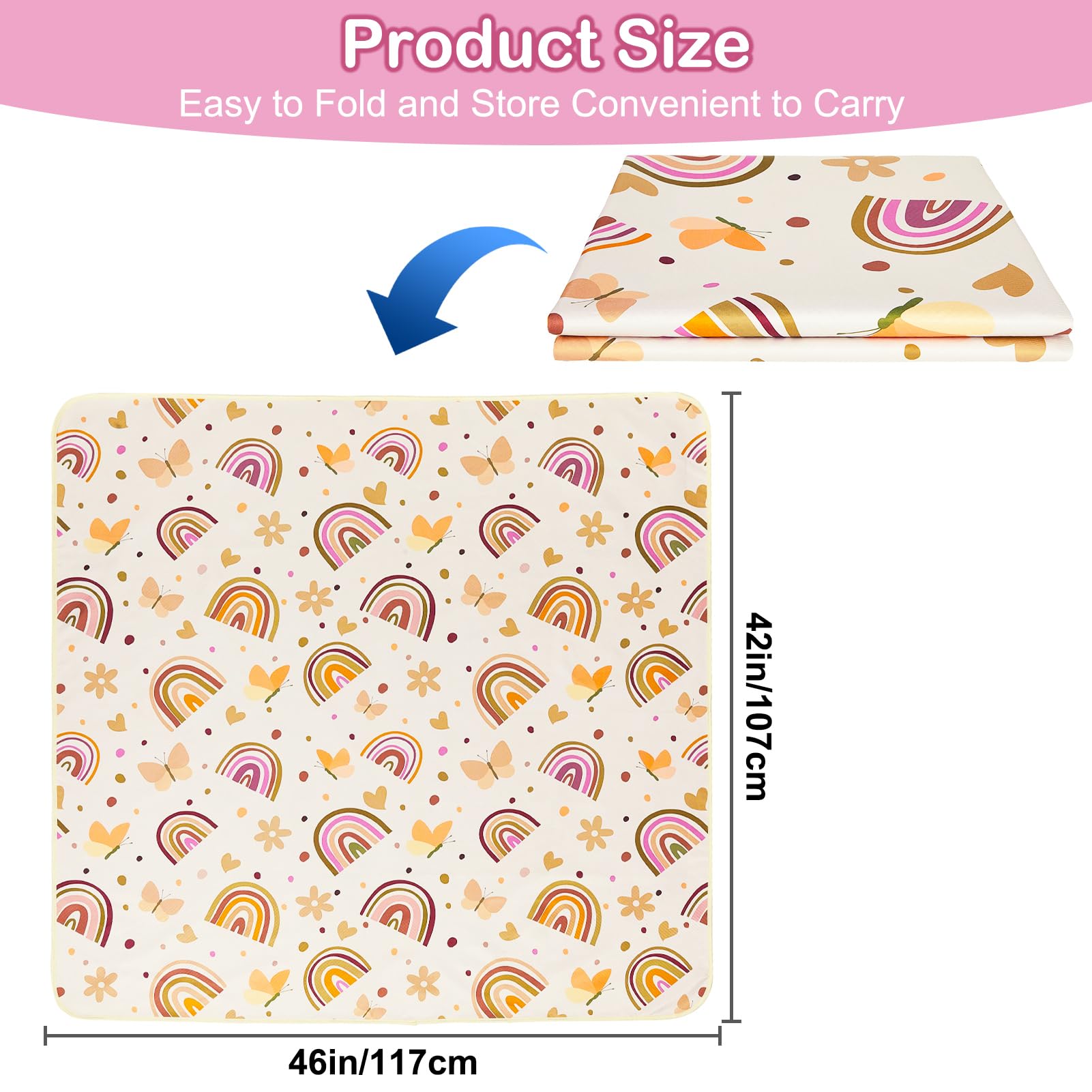 Basumee Splat Mat used as painting mat to protect floors during crafts.